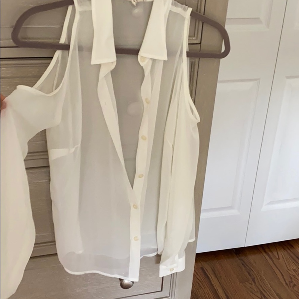 Forever 21 cold shoulder blouse
